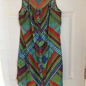 Mara Hoffman Multicolor Geometric Pattern Dress medium (no tag)